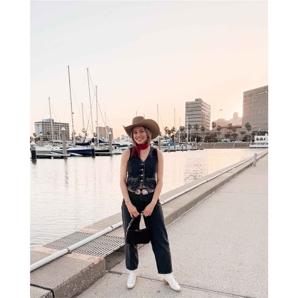 Denim Vest - Universal Thread Cotton, Midweight, Regular Fit, Front Button new - Picture 6 of 9